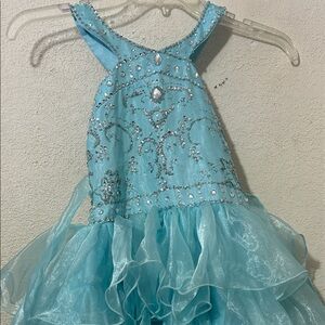 Elegant Blue Kids Formal Dress